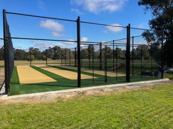 New green surface applied to Barnwartha Cricket training nets