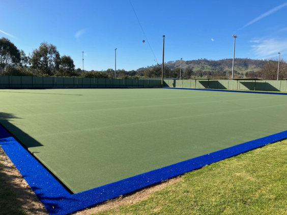 New bowling green at Kiewa Valley Bowling Club